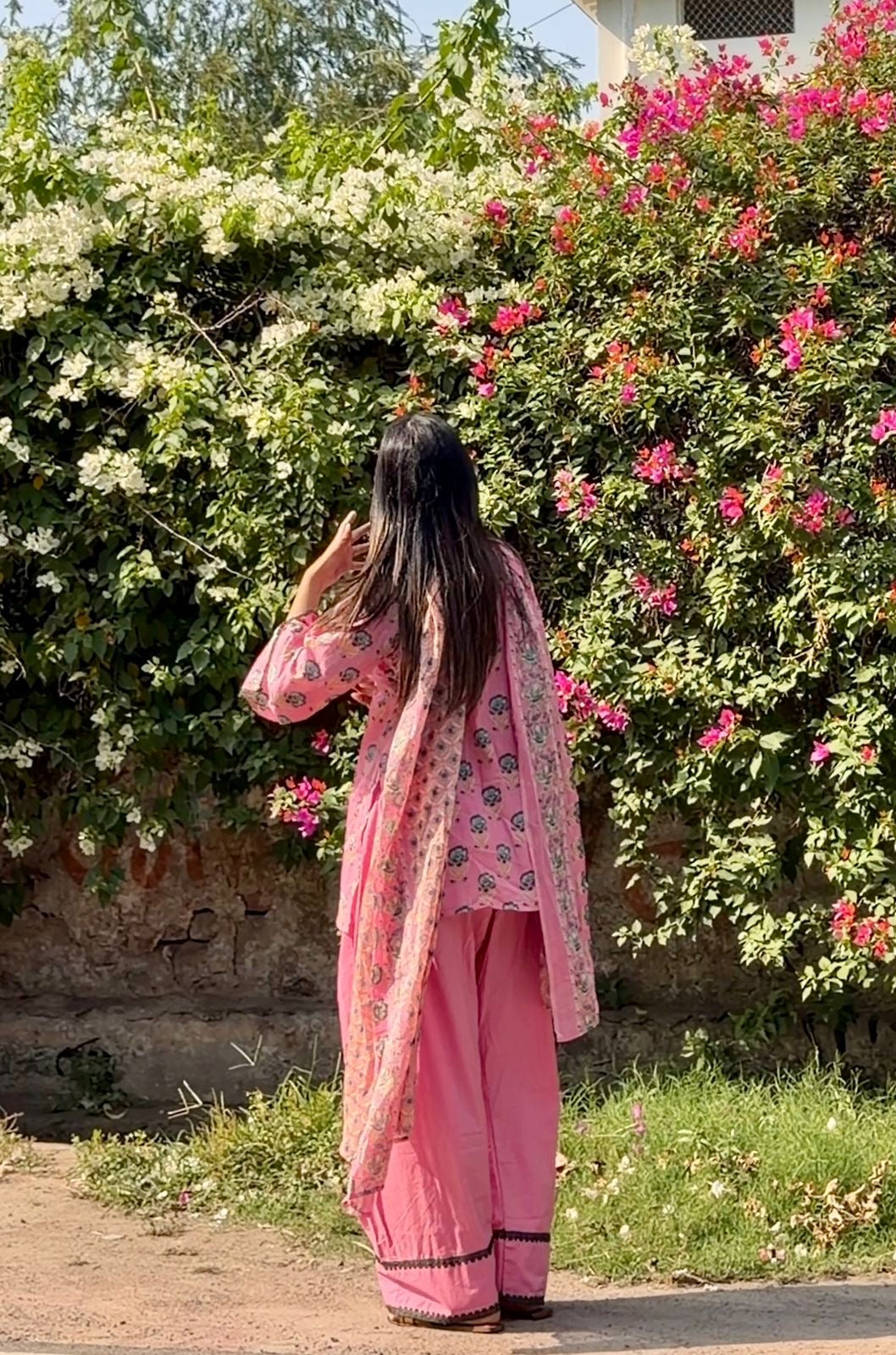 Pink Guava Farshi Set