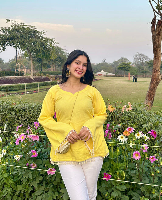 Milie Peplum Kurti