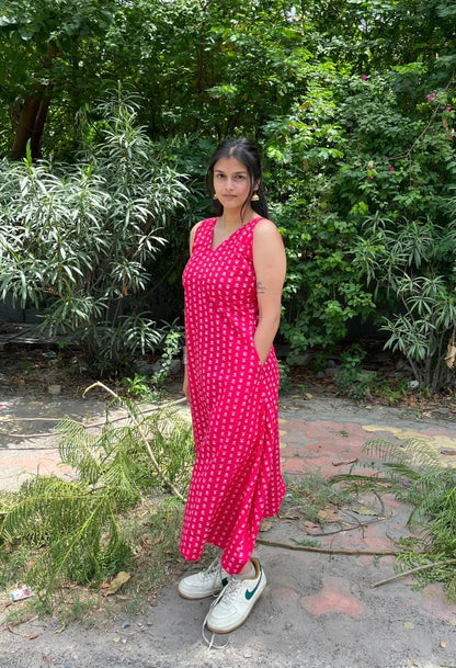 Pink Lotus Dress