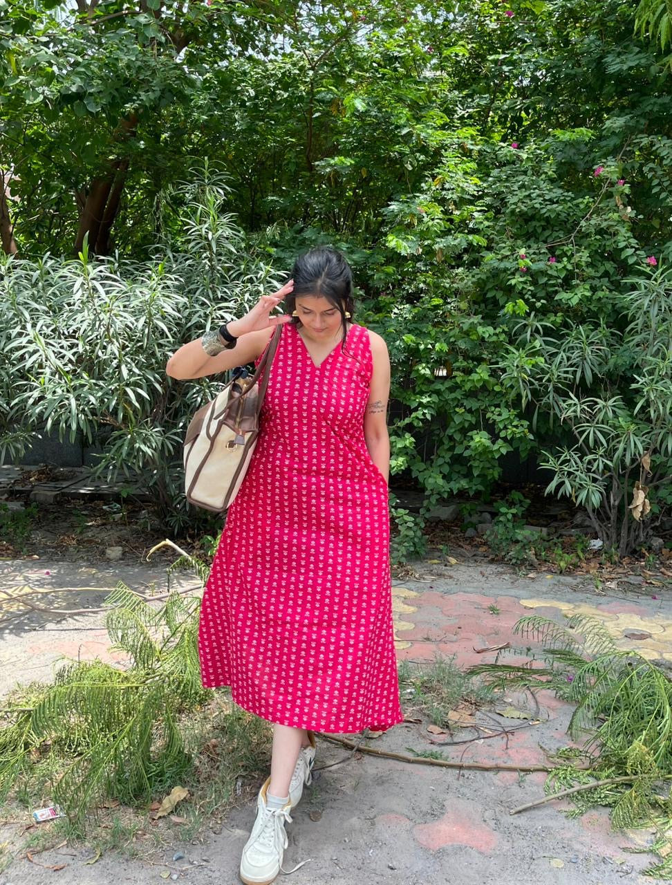 Pink Lotus Dress