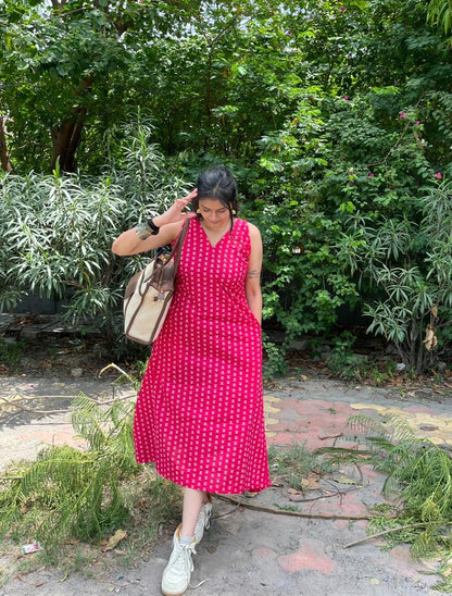 Pink Lotus Dress