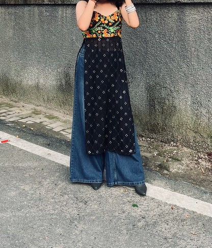 Navrangi Backless In Black