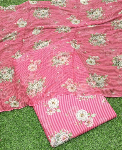 FLORAL AESTHETIC DUPATTA SUIT SET