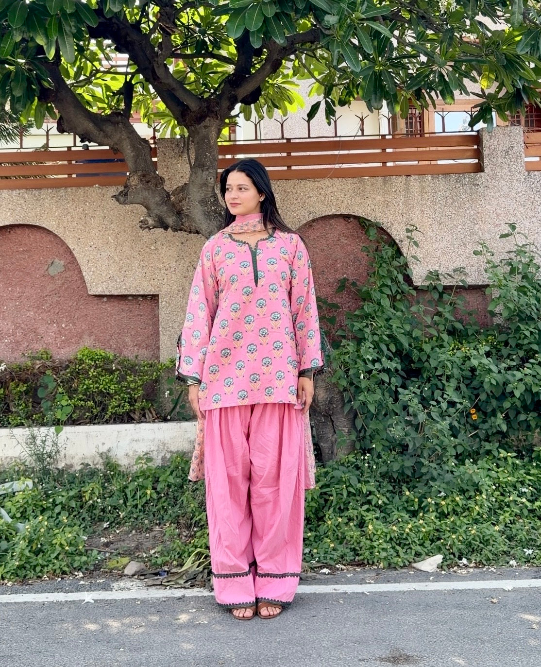 Pink Guava Farshi Set