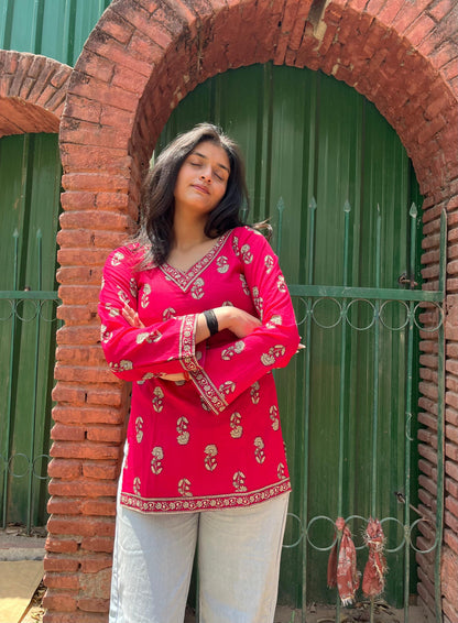 Bhavika Straight Short Kurti