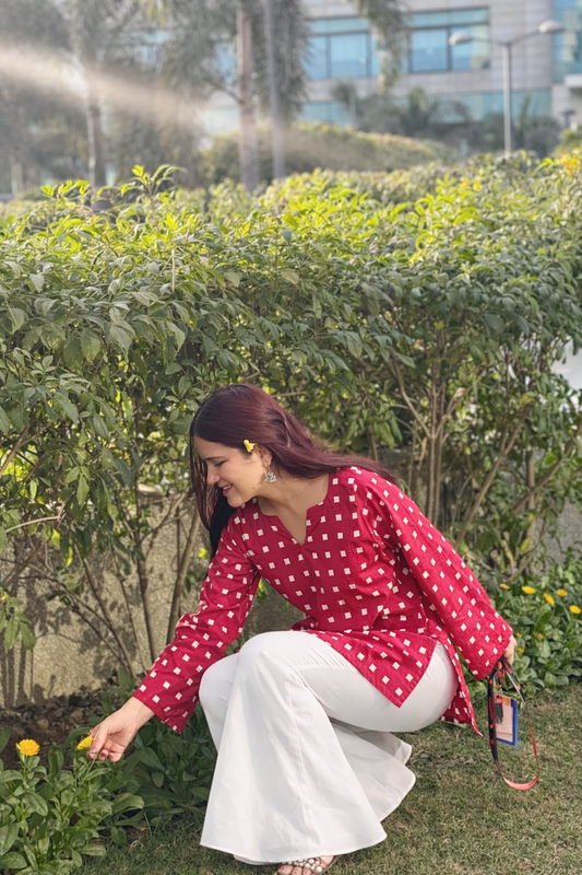 Seher Straight Short Kurti