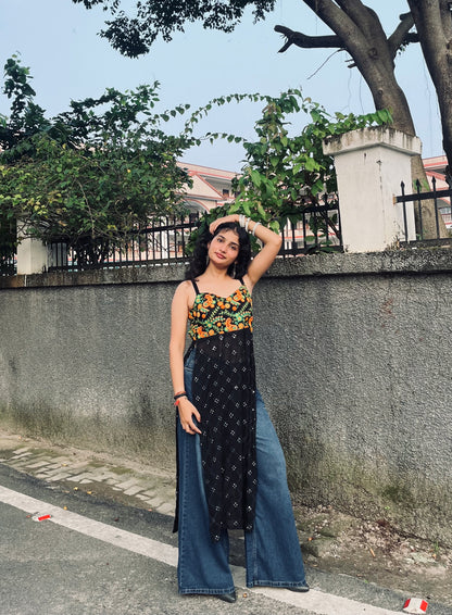 Navrangi Backless In Black