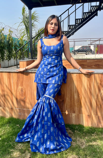 Neerpari Sharara Set