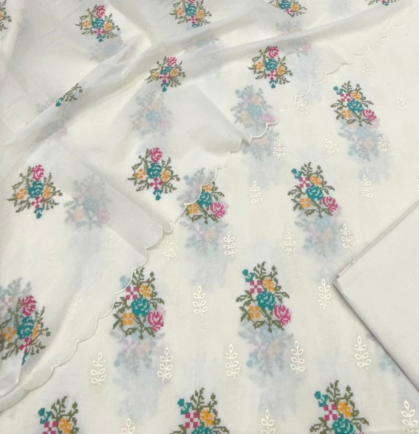 CROSS STITCH SUIT SET