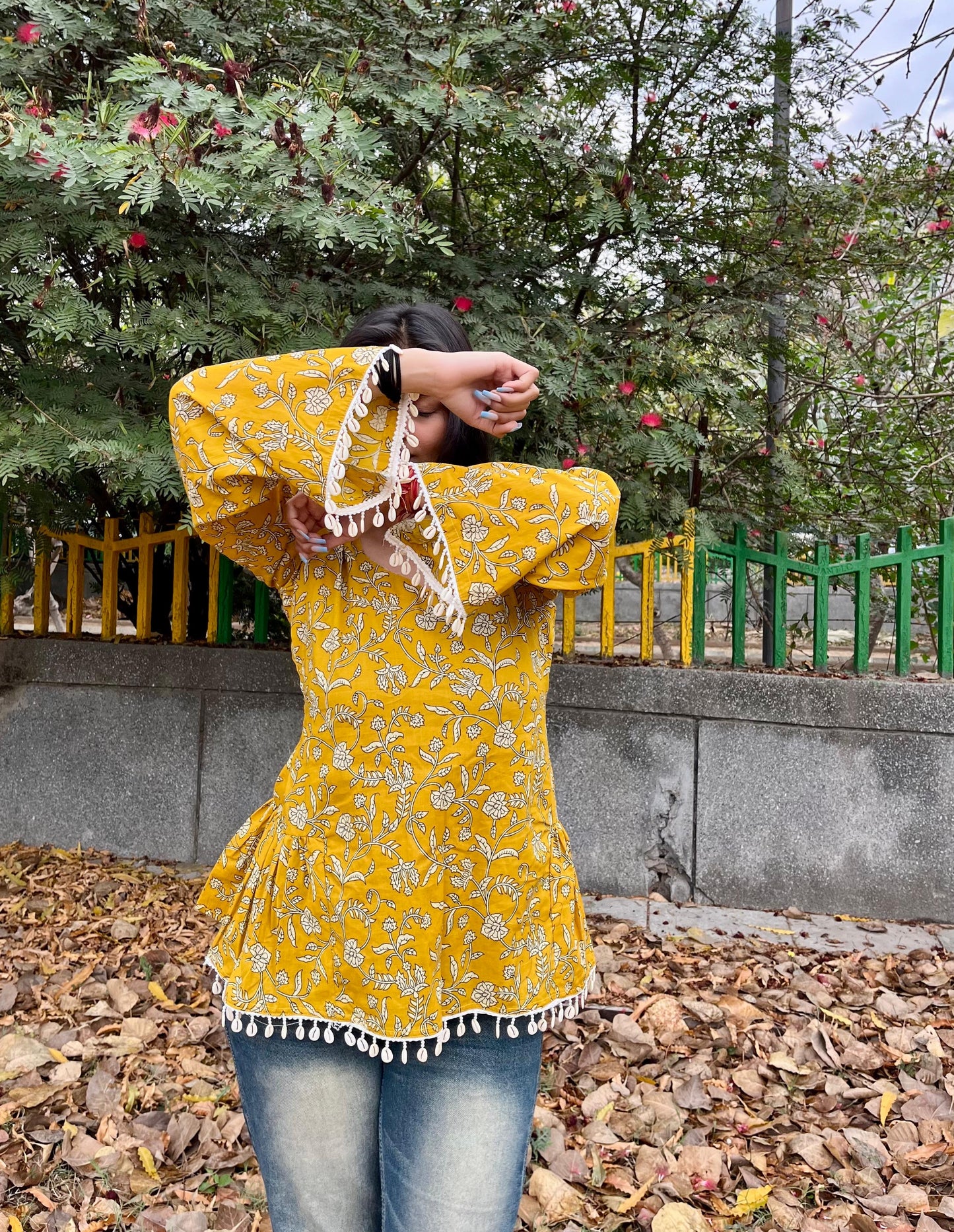 Bubbly Peplum Short Kurti