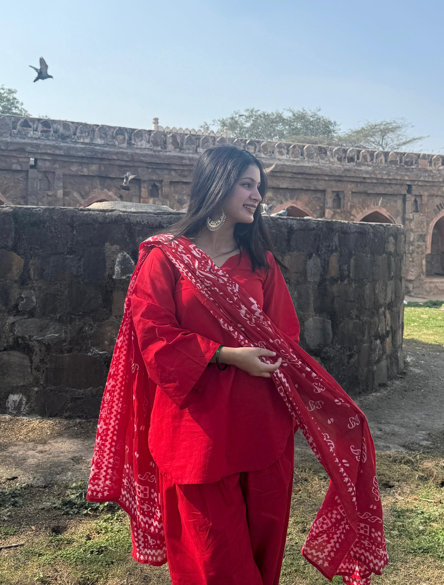 Tamatar Farshi Salwar Set