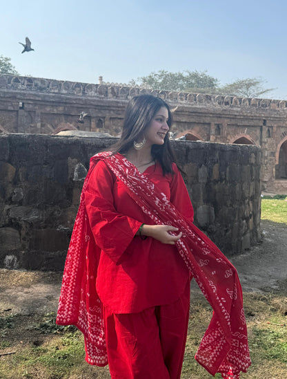 Tamatar Farshi Salwar Set