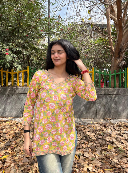 Ember Straight Short Kurti