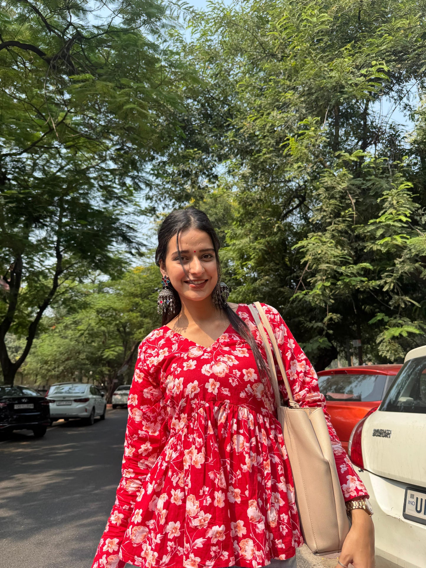 Scarlet Short Kurti Top