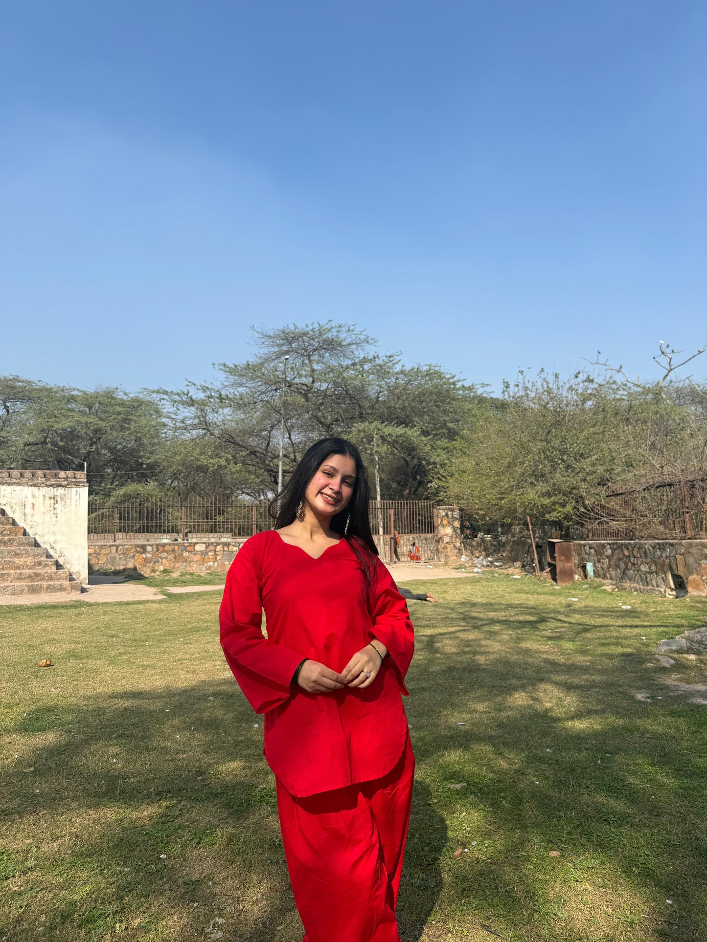 Tamatar Farshi Salwar Set