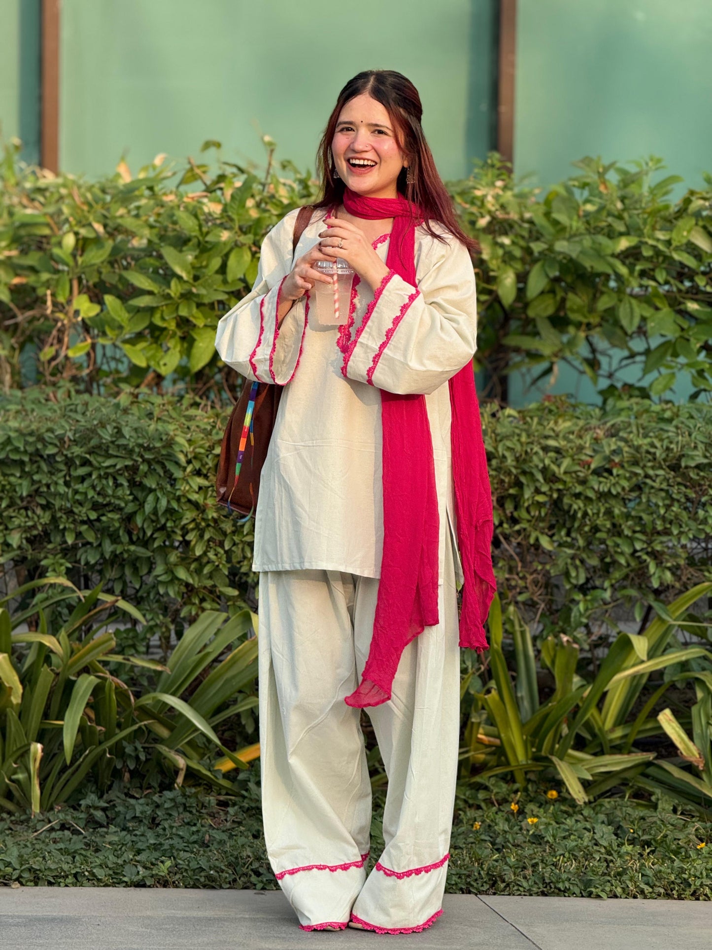 Mint Farshi Salwar Set