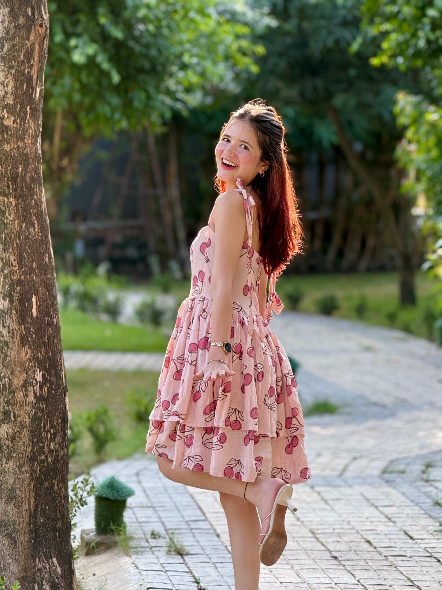 Cherry Summer Dress