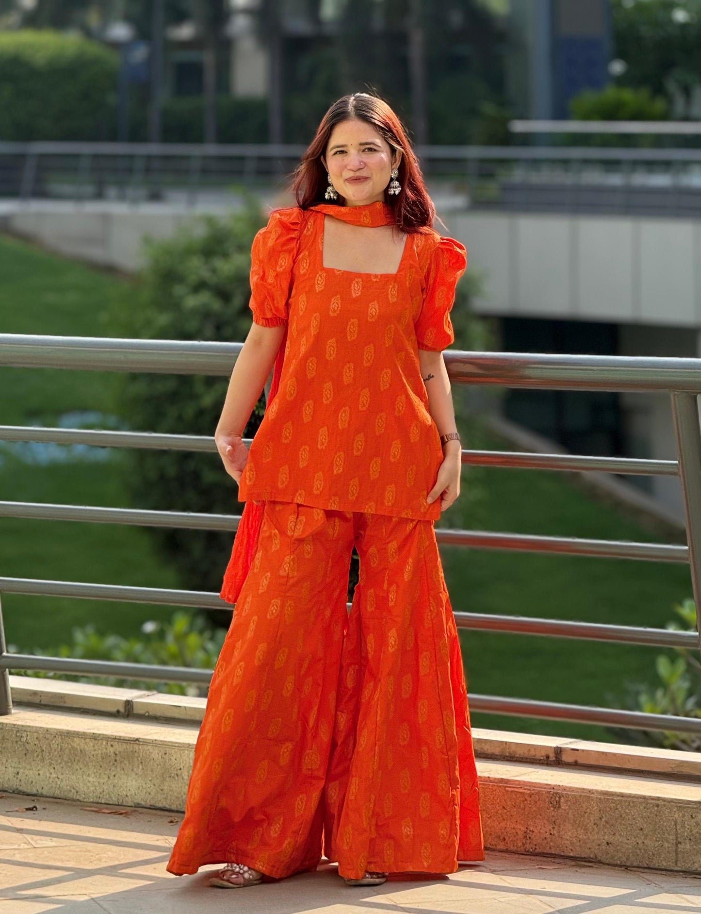 Orange Blossom Suit Set