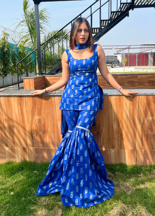 Neerpari Sharara Set