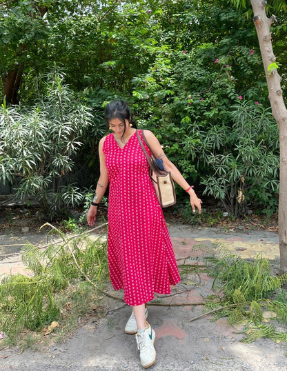 Pink Lotus Dress