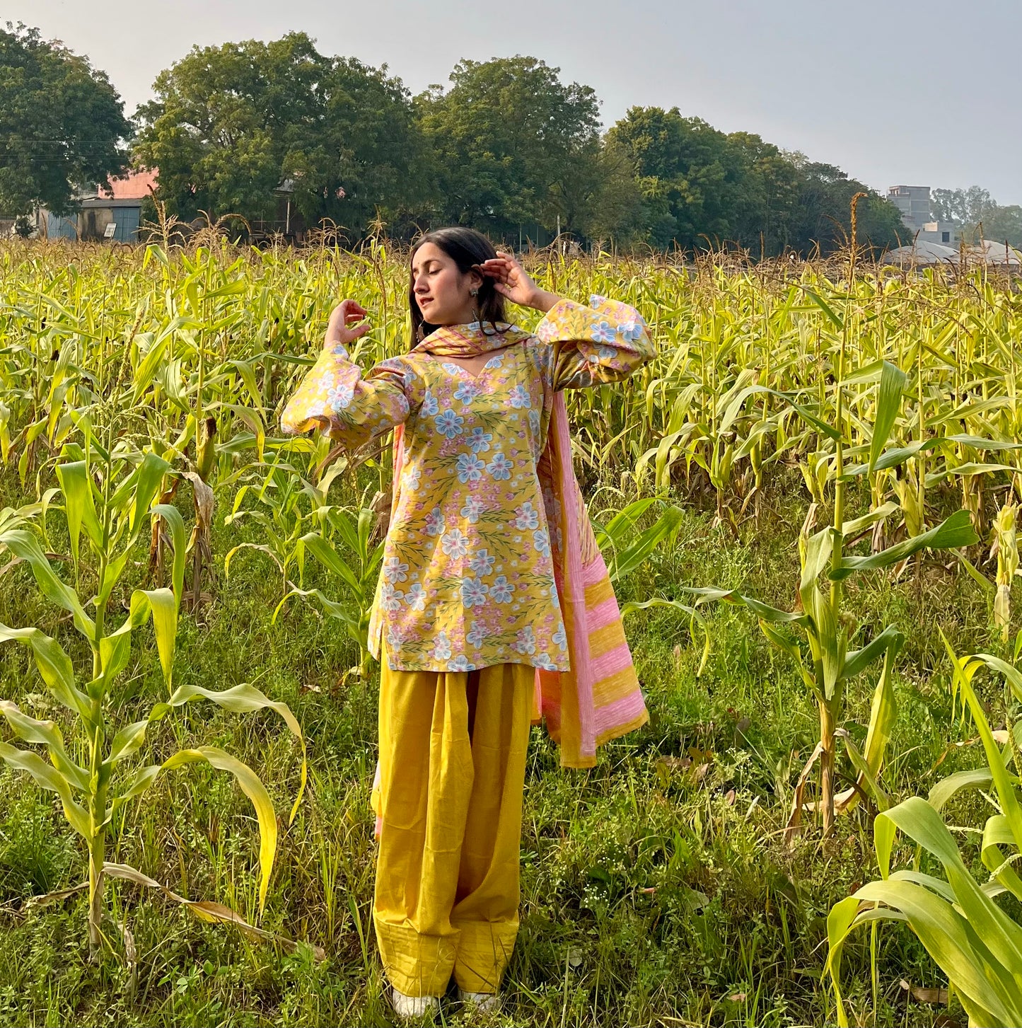 Surajmukhi Farshi Salwar Set