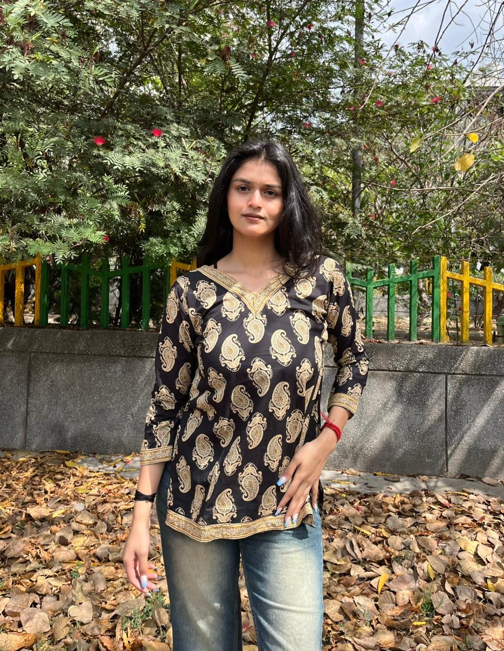 Sarika Straight Short Kurti