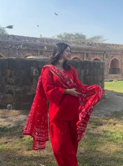 Tamatar Farshi Salwar Set