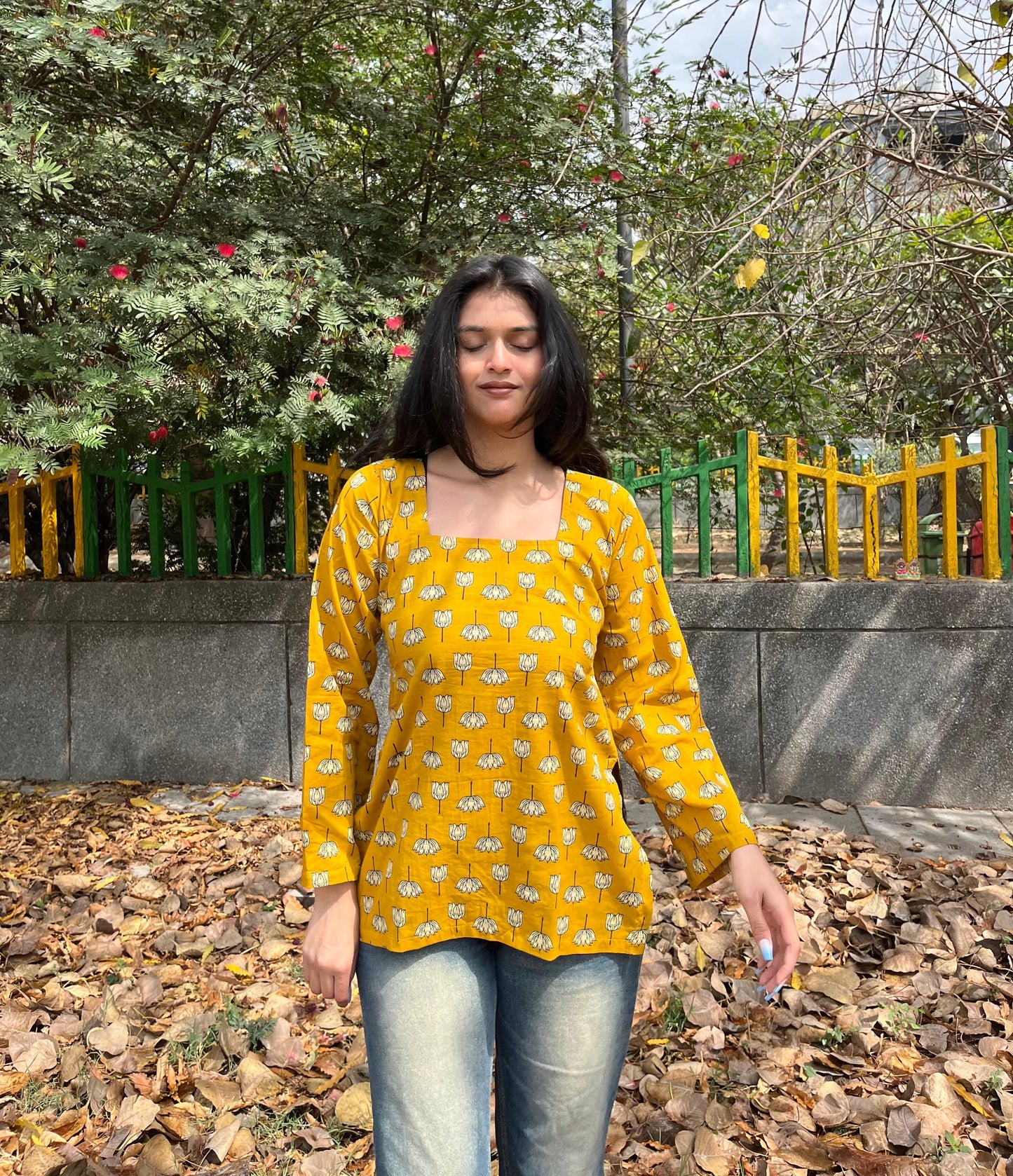 Sun Lotus straight kurti