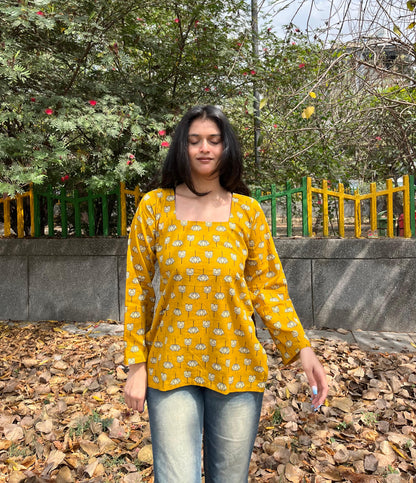 Sun Lotus straight kurti