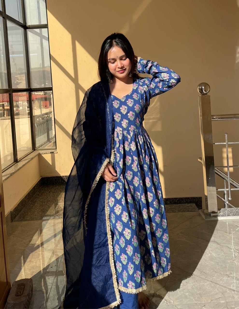 Ganika Anarkali Suit Set