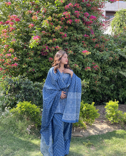 Vani Farshi Salwar Set ( With chiffon matching dupatta)