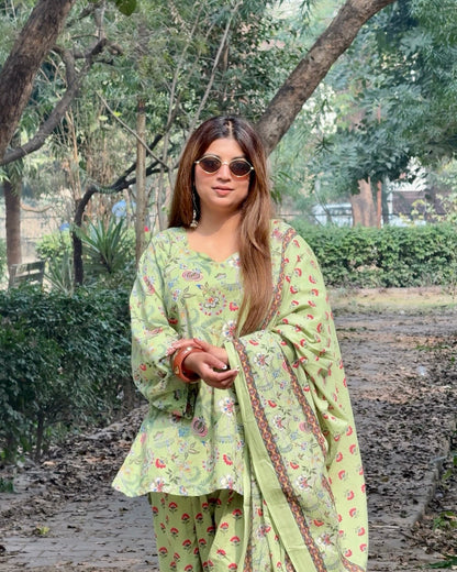 Pudina Farshi Salwar Set