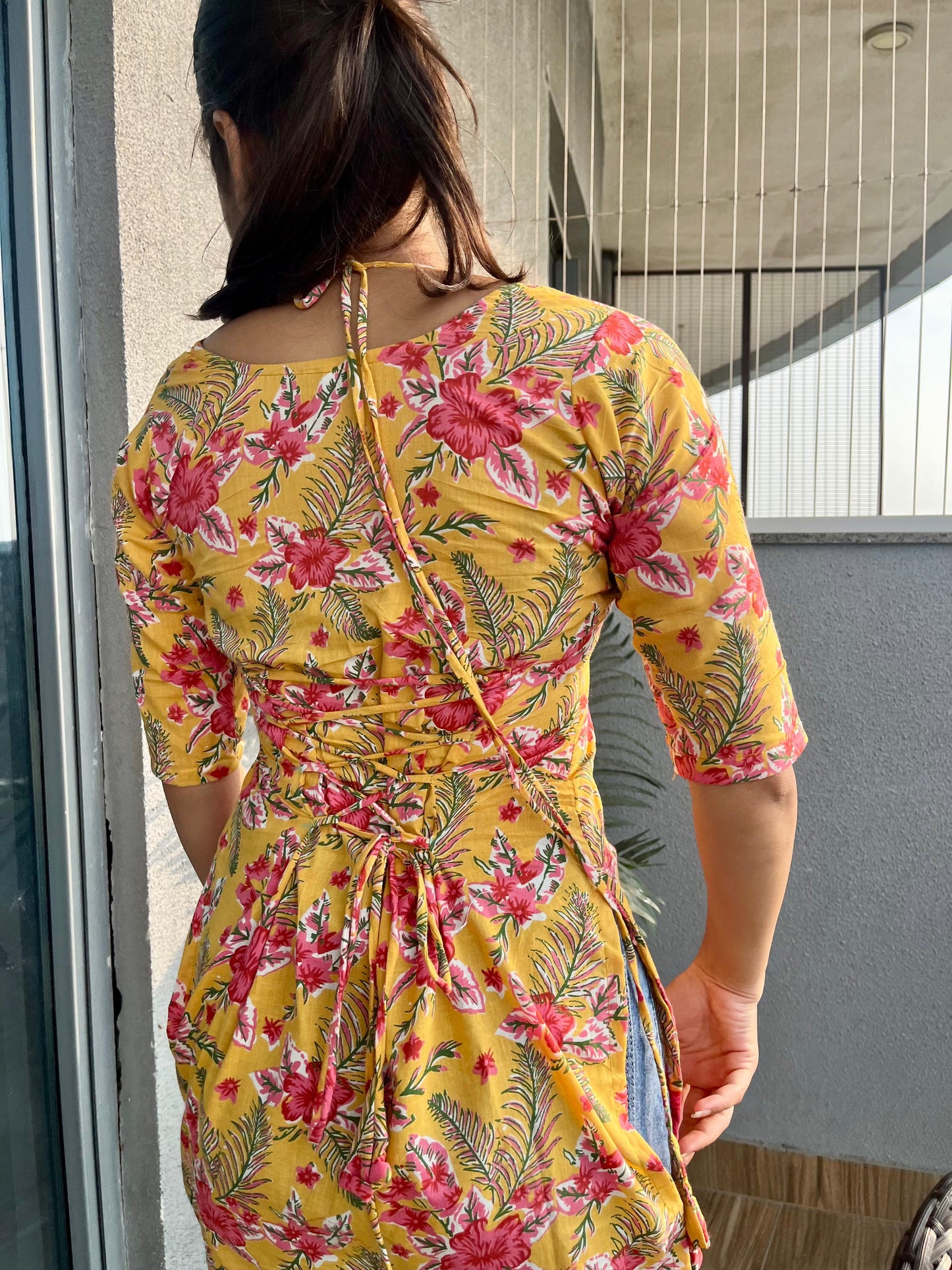 Maya Corset Back Long Kurti