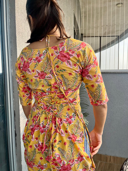 Maya Corset Back Long Kurti