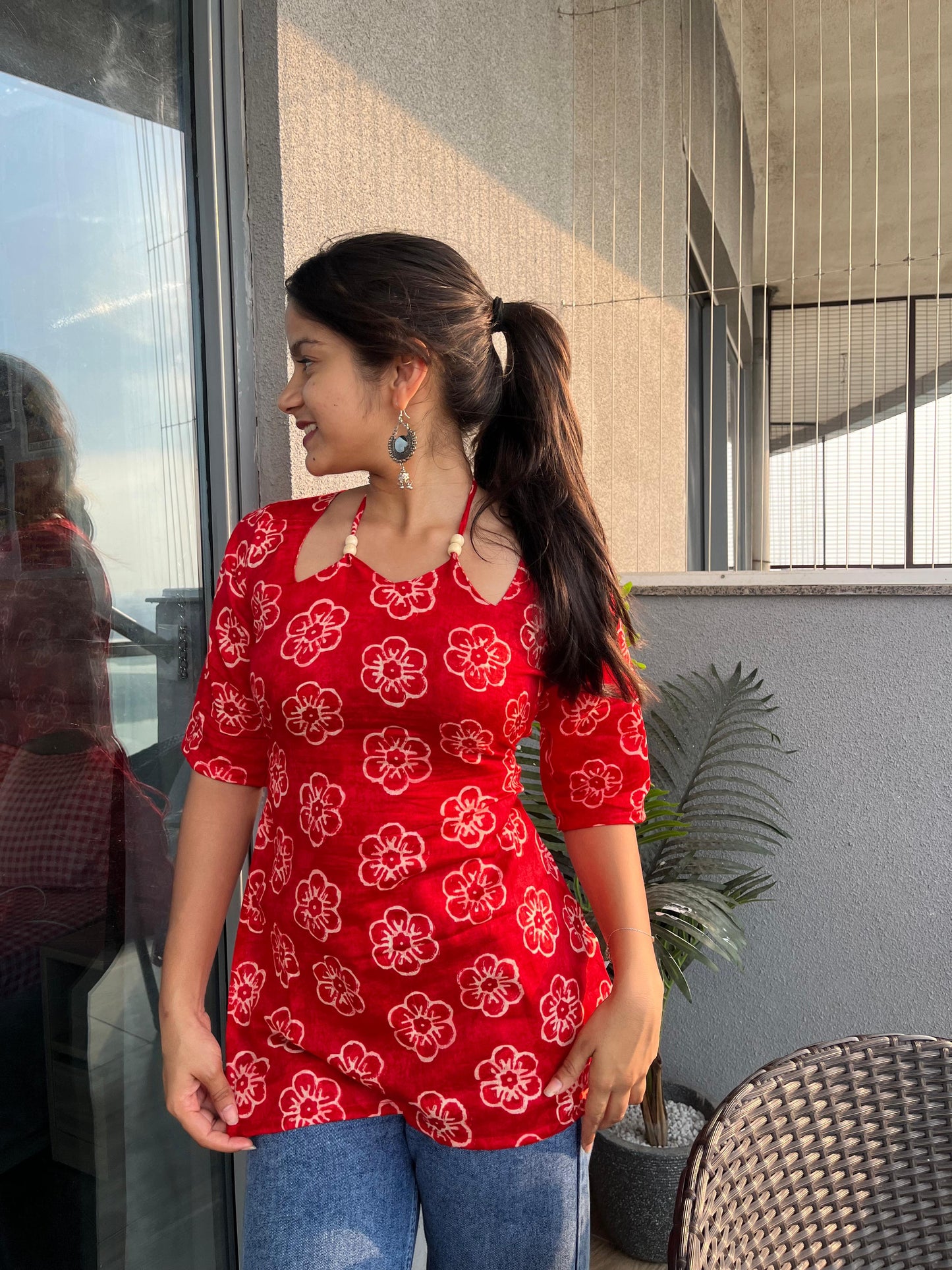 Rossa Corset Back Kurti