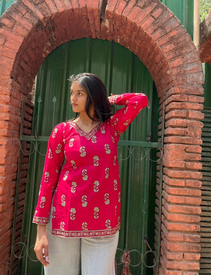 Bhavika Straight Short Kurti
