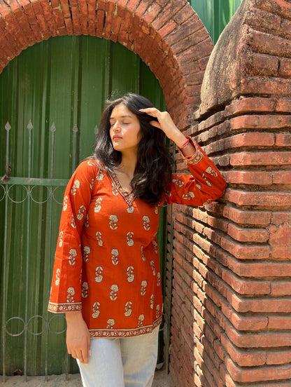 Reyna Straight Short Kurti