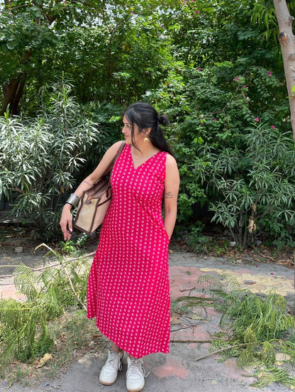 Pink Lotus Dress