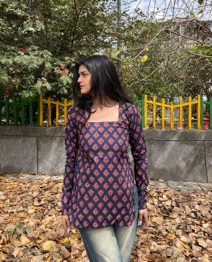 Floraya Straight Short Kurti