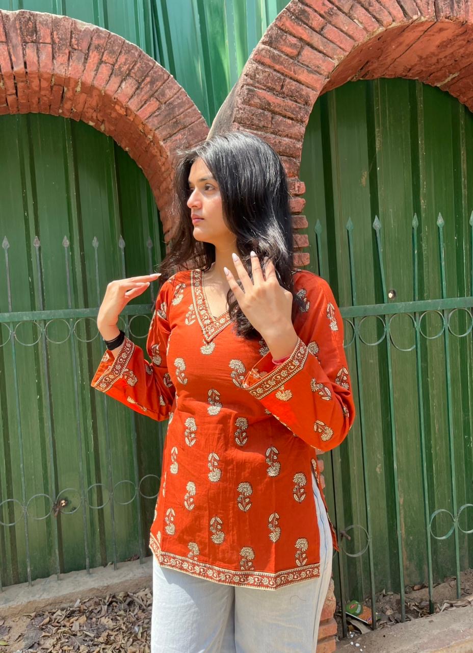 Reyna Straight Short Kurti