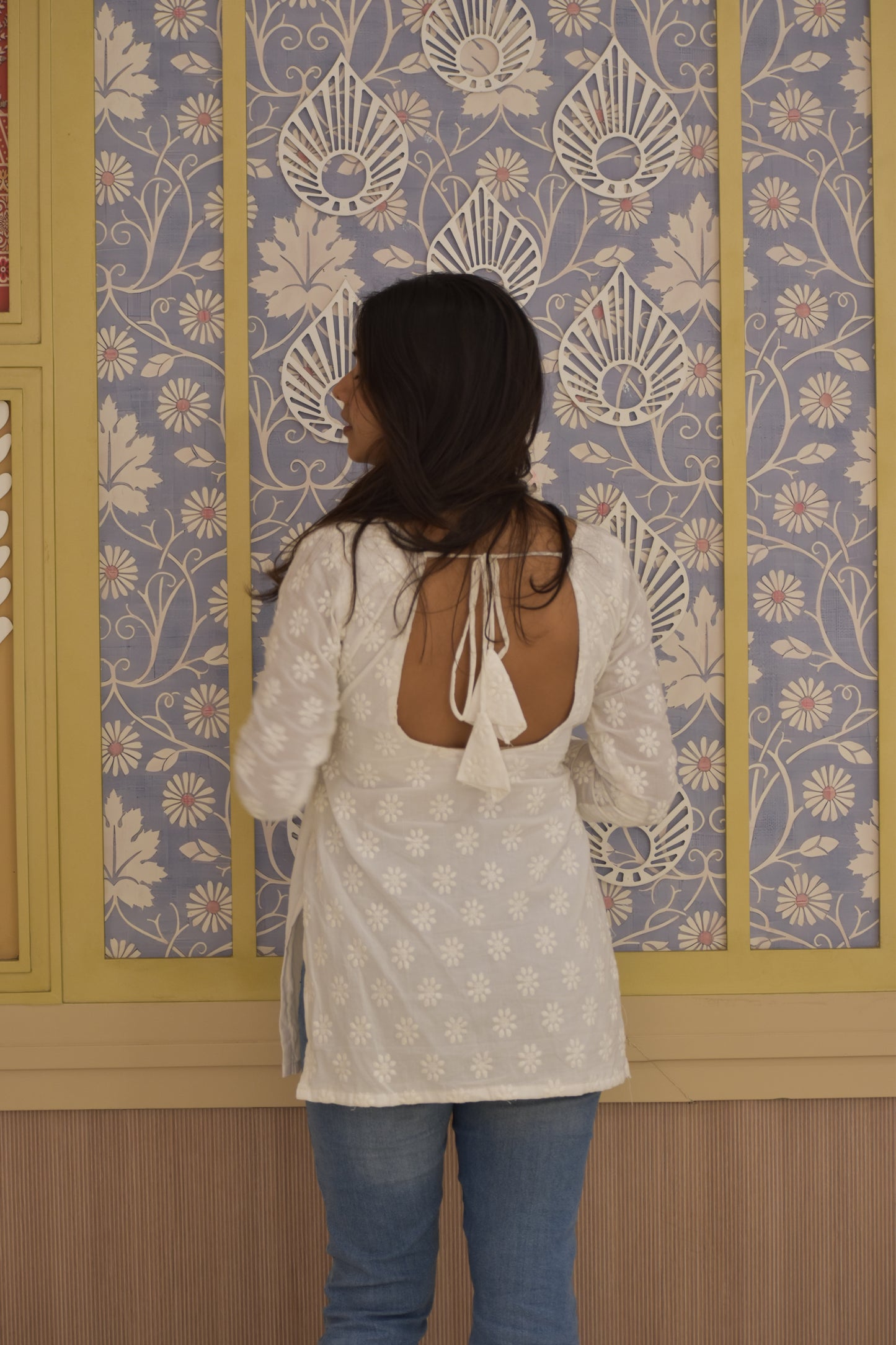 Sukoon Backless Short Kurti