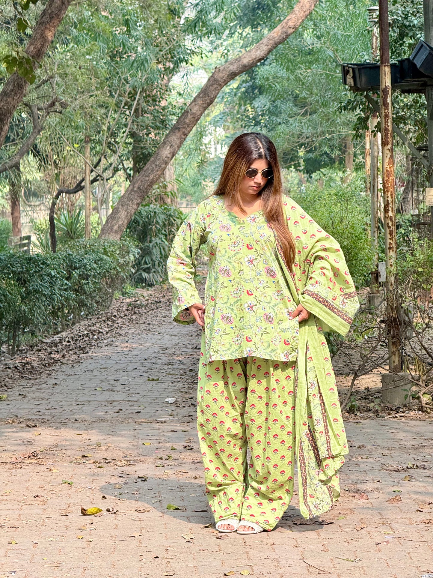 Pudina Farshi Salwar Set