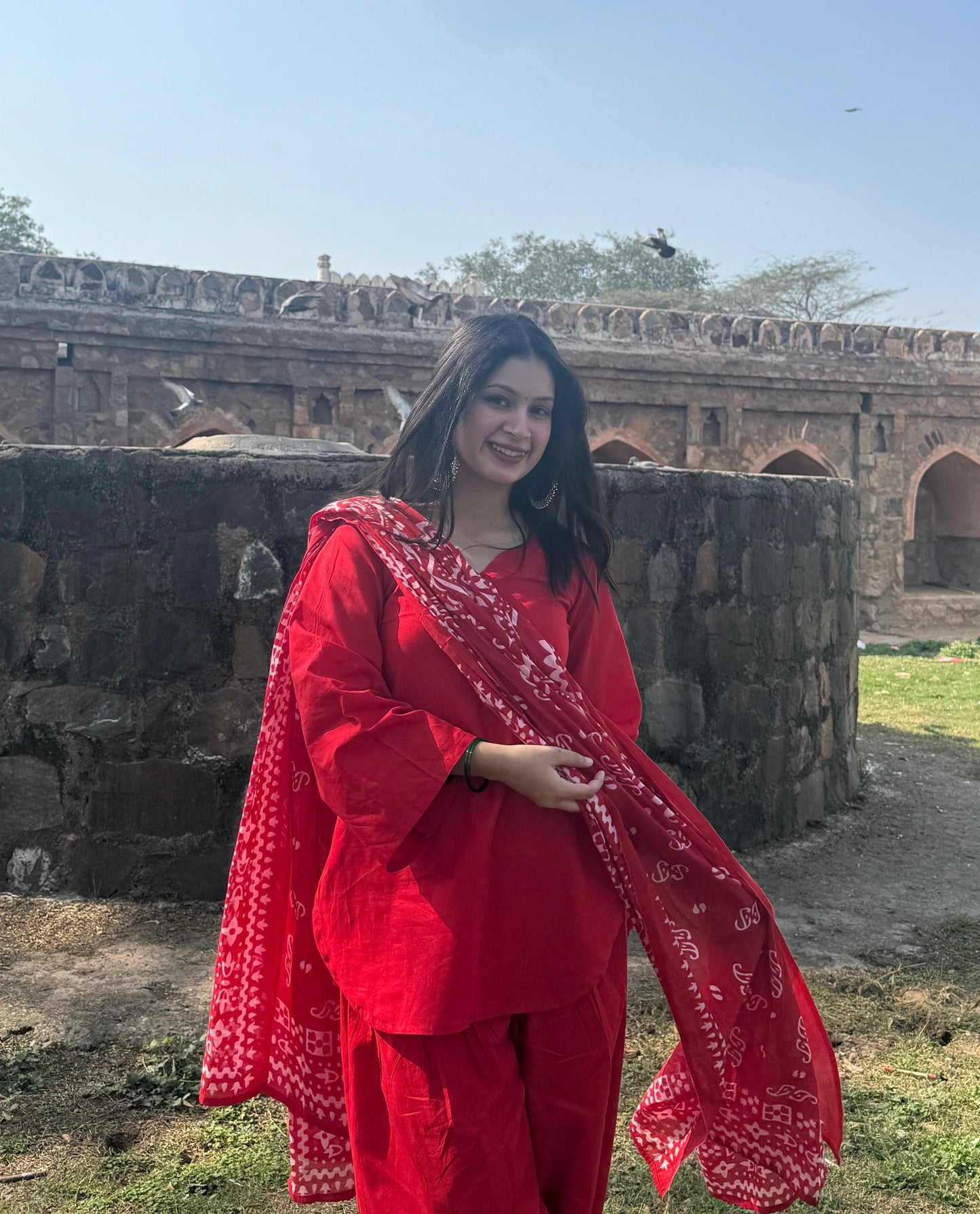 Tamatar Farshi Salwar Set