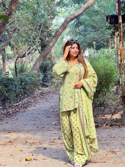 Pudina Farshi Salwar Set