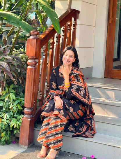 Siyahi Farshi Suit Set