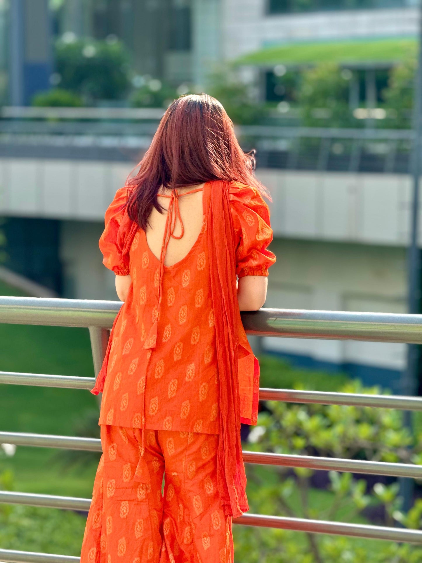 Orange Blossom Suit Set