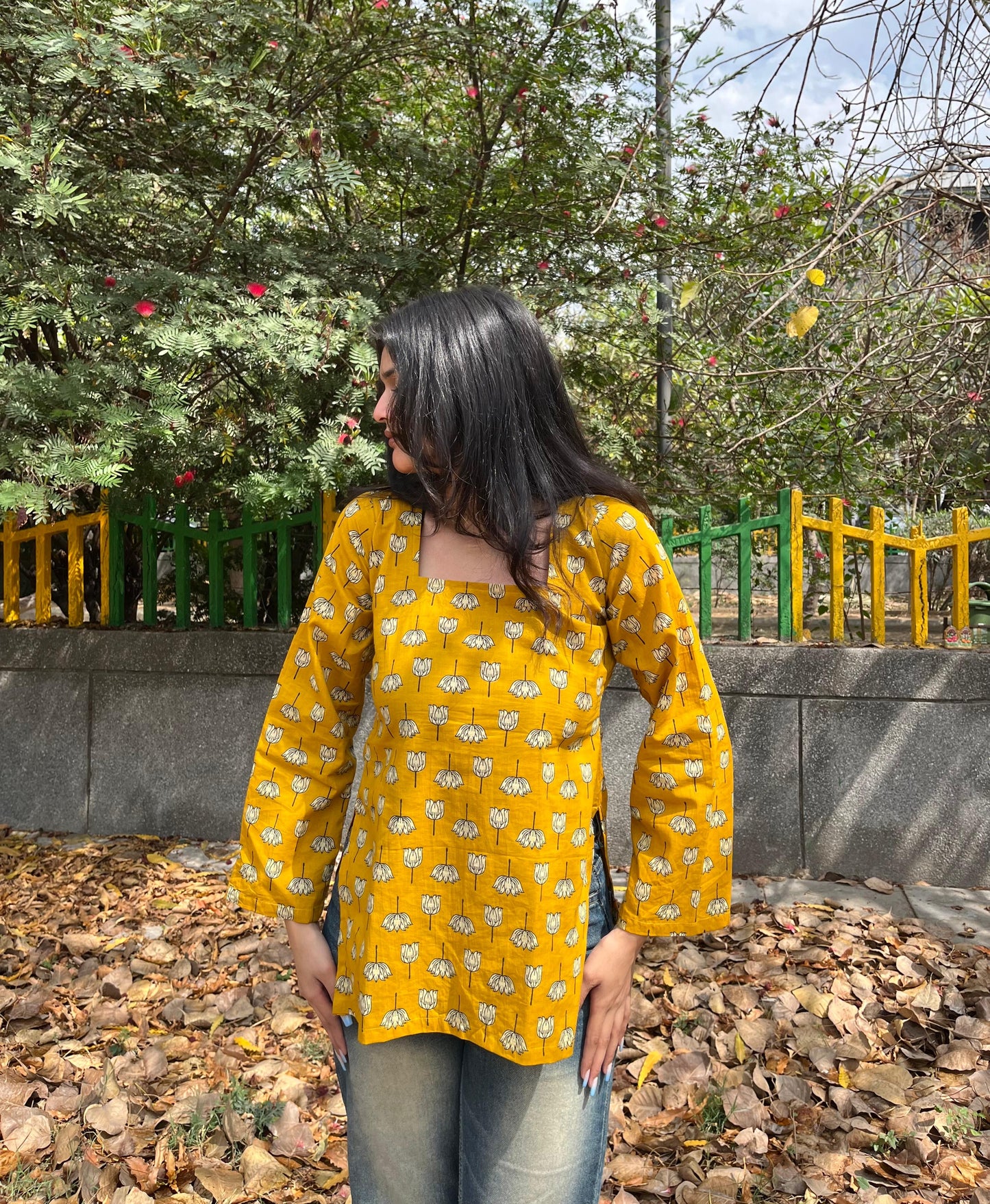 Sun Lotus straight kurti