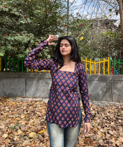 Floraya Straight Short Kurti
