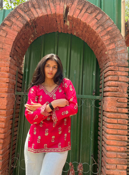 Bhavika Straight Short Kurti