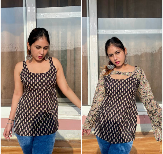 Mukta Convertible Corset Back Kurti